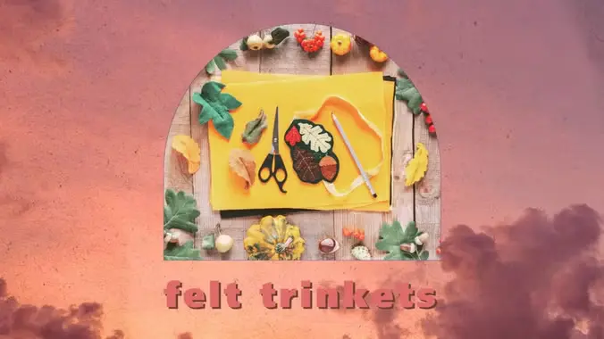 herfstknutselen: snuisterijen maken van vilt