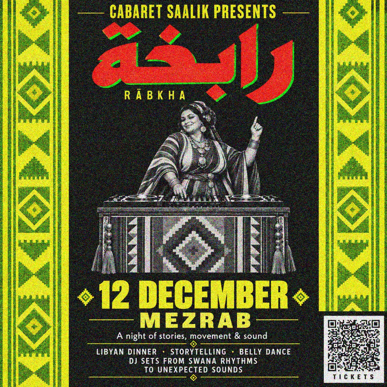 Cabaret Saalik presents Rābkah ★ Swana Sounds ★ Libyan food ★ Belly Dance ♫