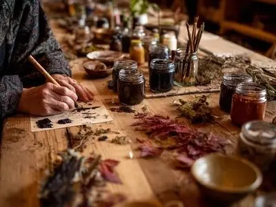 Creative Workshop: Ink and Natural Materials