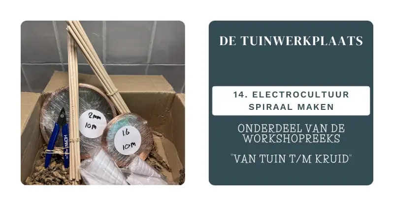 De Tuinwerkplaats: Making an Electroculture Spiral (14)
