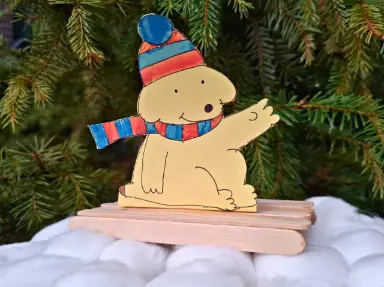 DIY Craft Table: Dribbel in the Snow
