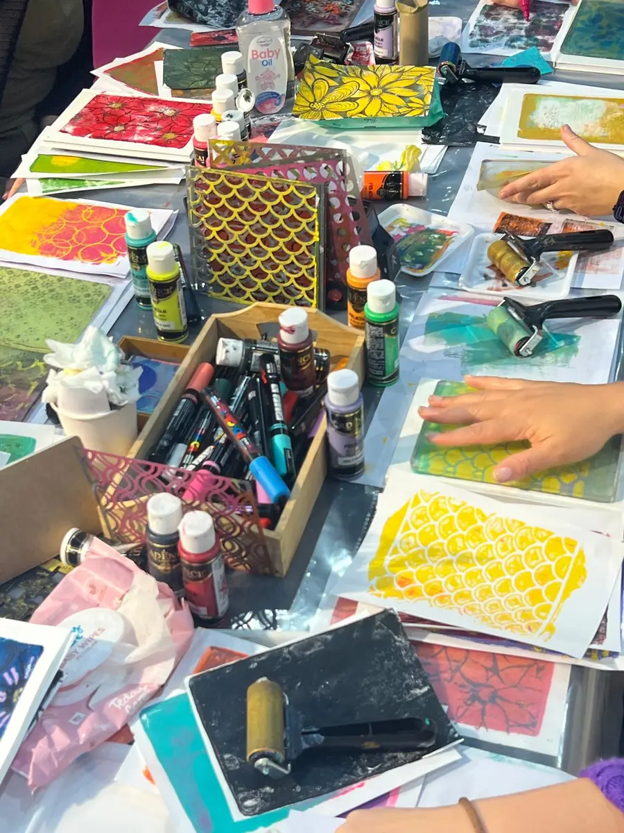 Drink & Draw + Workshop: Gelli Plates