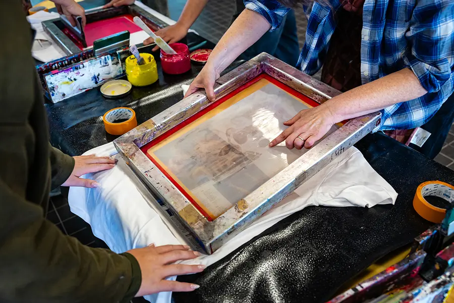 Eerste Indruk - Zeefdruk op Textiel