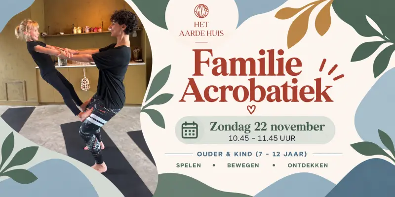 Family Acrobatics parent & child (7-12 years) I Sunday 22 November 2026