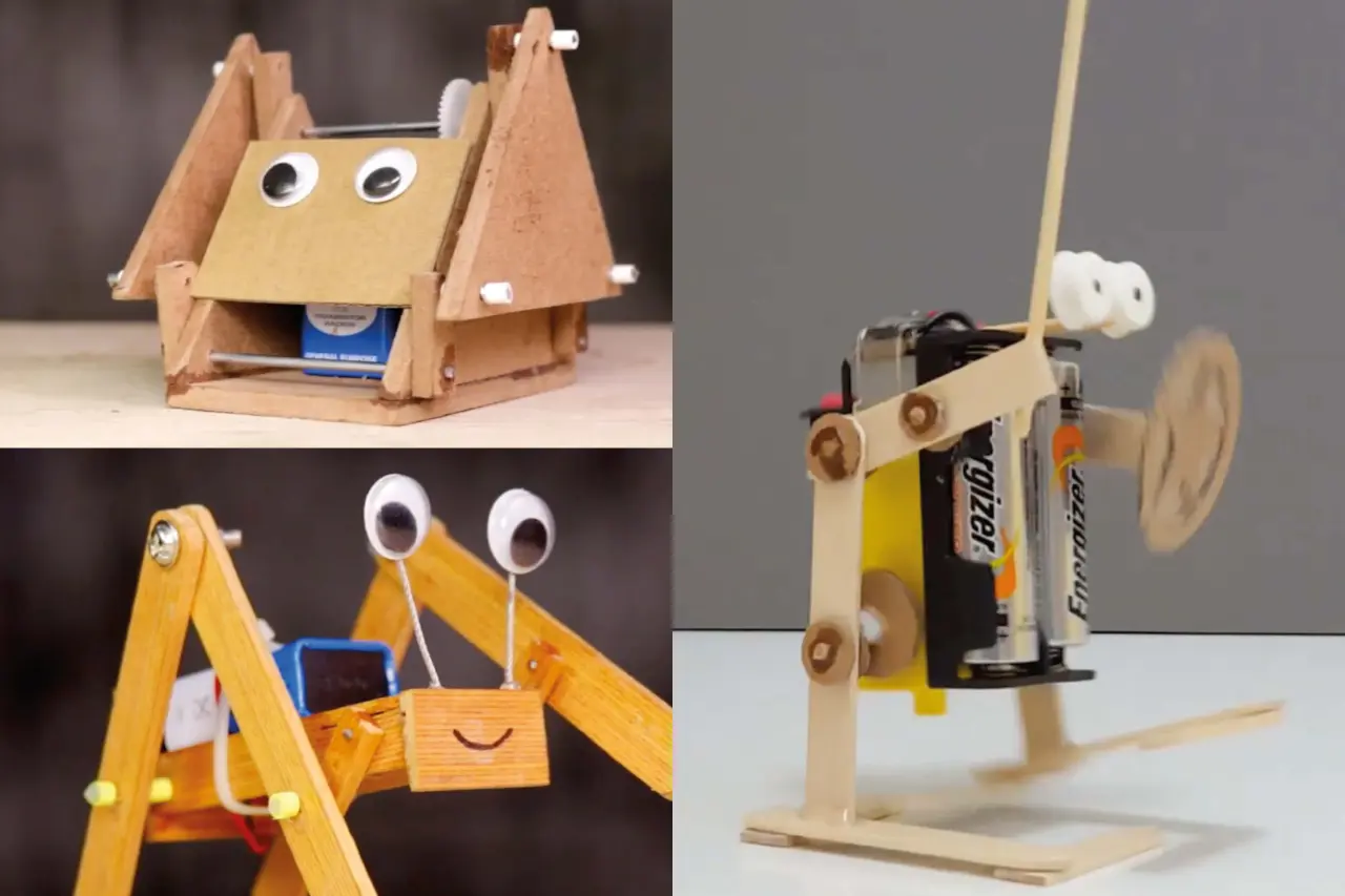 Family Workshop: Moving robot creatures