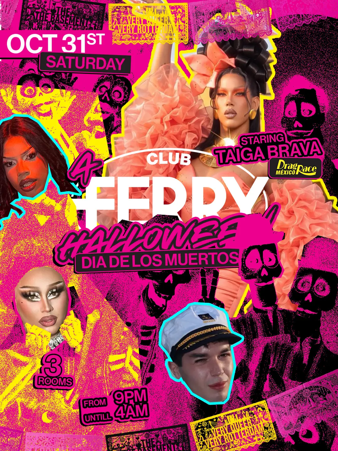 FERRY HALLOWEEN - W/ Taiga Brava - Drag Race Mexico