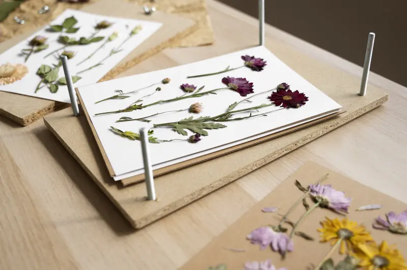 Dried plants and flowers - making December gifts