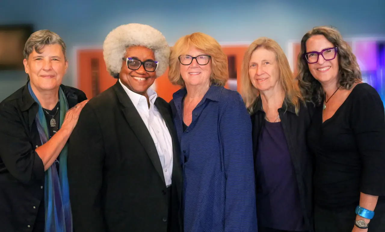 Holly Near with Jan Martinelli, Tammy Hall, and Emma’s Revolution