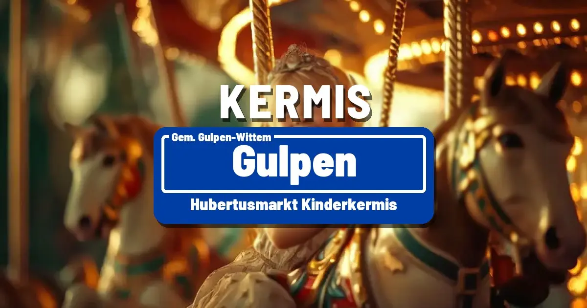 Hubertusmarkt Children's Funfair in Gulpen