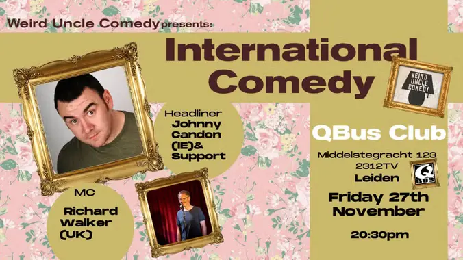 International Stand Up Comedy @QBus Club Leiden