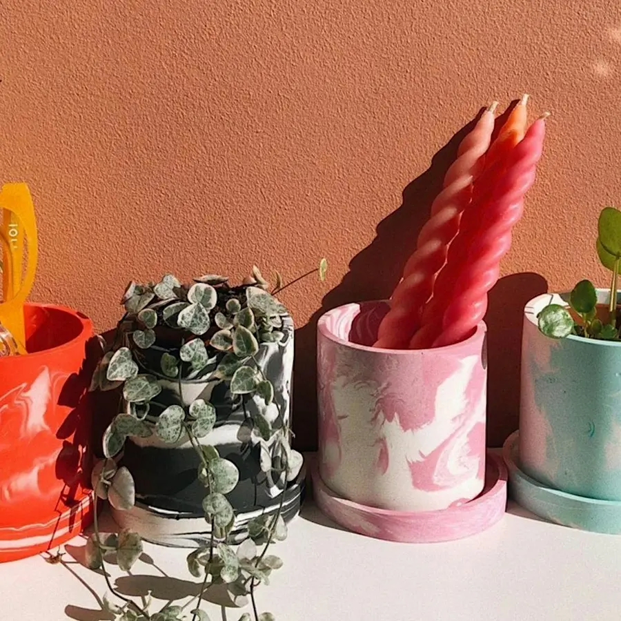 Jesmonite Art: Coaster & Mini Jar Making