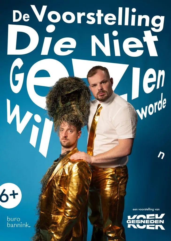 Youth theatre: Gesneden Koek with De Voorstelling Die Niet Gezien Wil Worden (from 6 years)