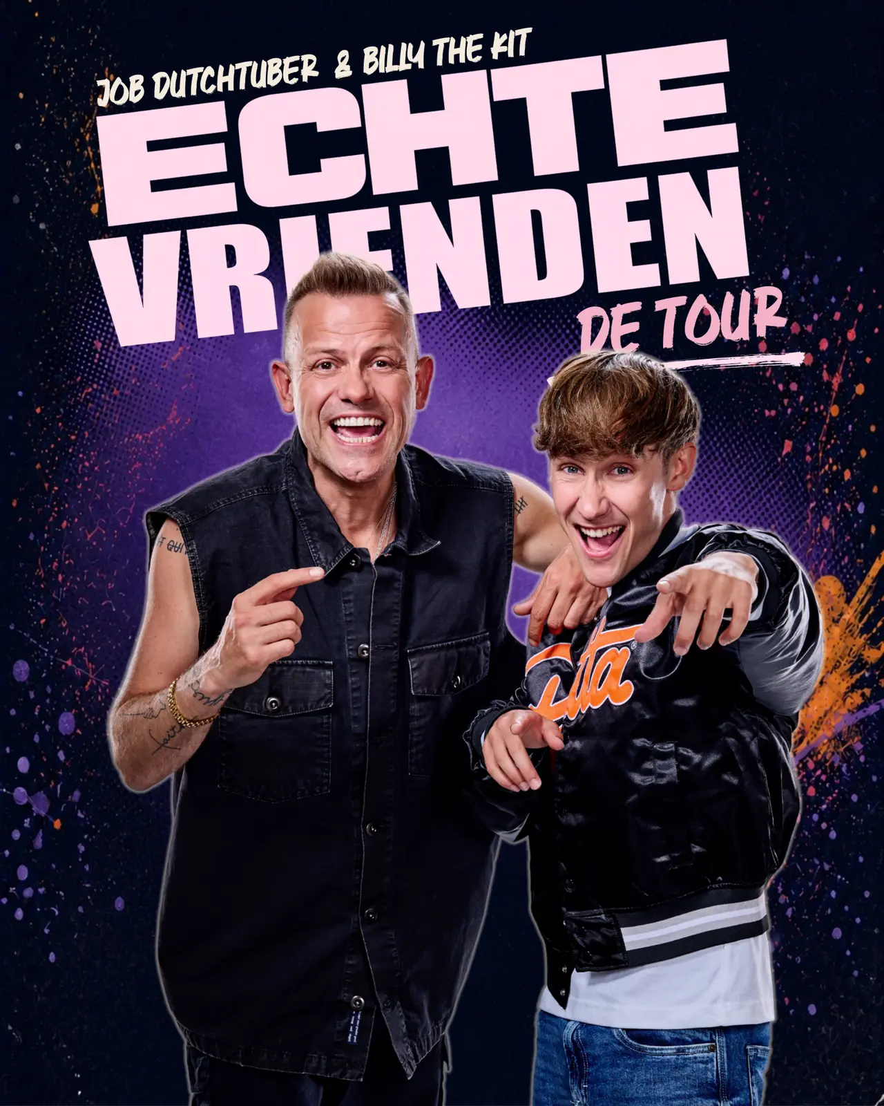 JOB Dutchtuber & Billy The Kit – ECHTE VRIENDEN the tour