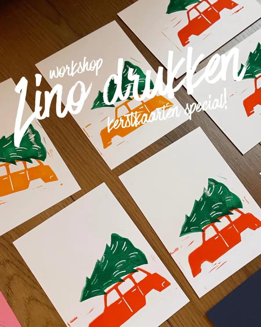 Christmas Cards Lino Printing Workshop