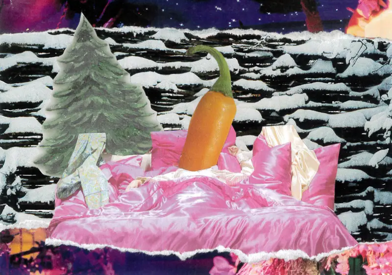 Make your own Christmas cards, why not! | Collage Workshop