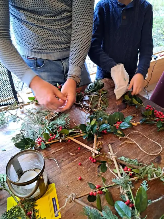 Christmas crafting on the Sint-Pietersberg