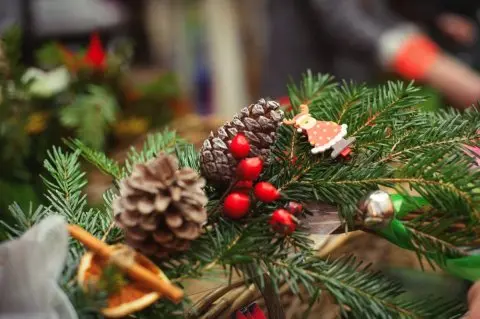 Making Christmas arrangements for the whole family