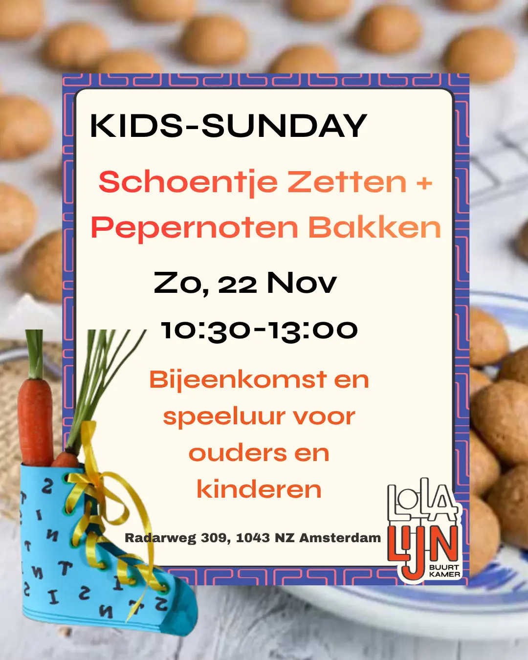 Kids Sunday: Putting Out a Shoe + Baking Pepernoten