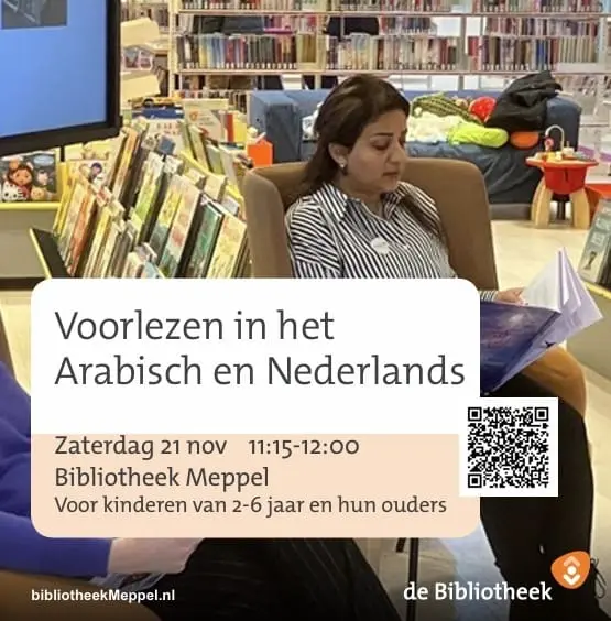 Kleintje Bieb: Join in for… reading aloud in Arabic