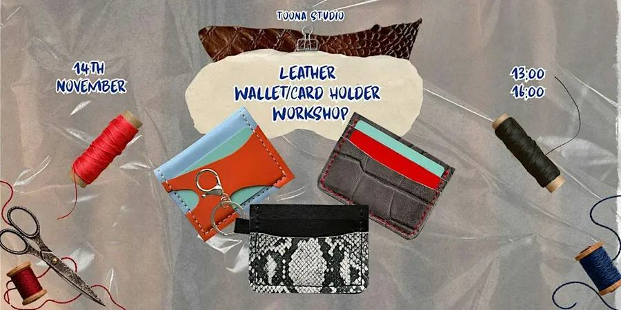 Leather Wallet/Card Holder Workshop