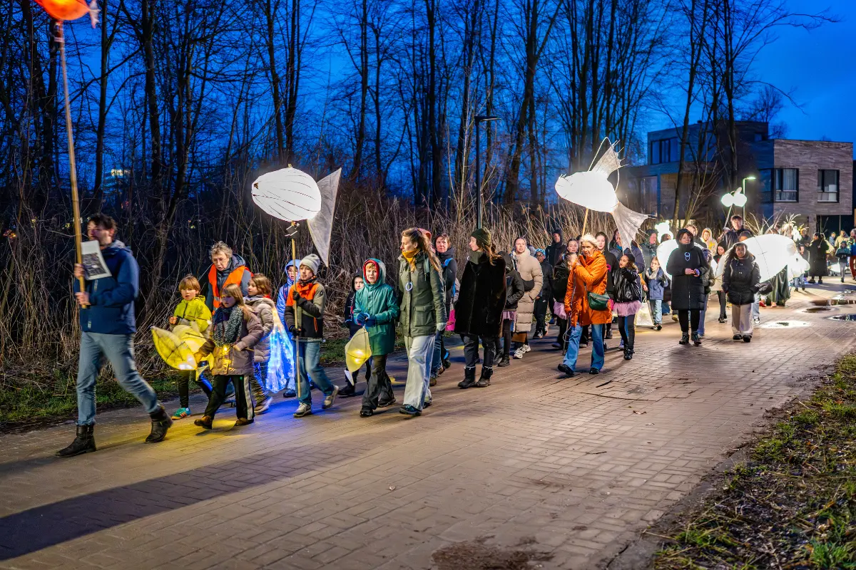 Lichtjesparade Almere Poort