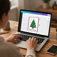 Make your own Christmas card in Canva