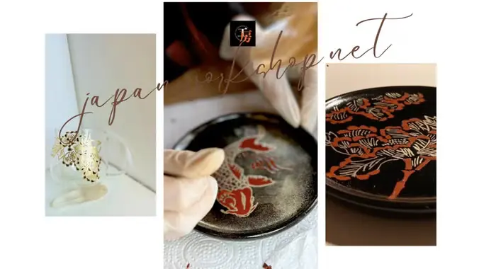 Maki-e JAPANESE LACQUER(URUSHI) DRAWING in Delft