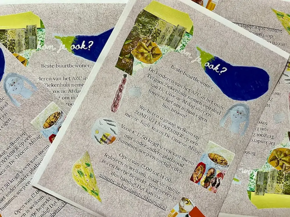 Mezze high tea organised by the kids from the AZC