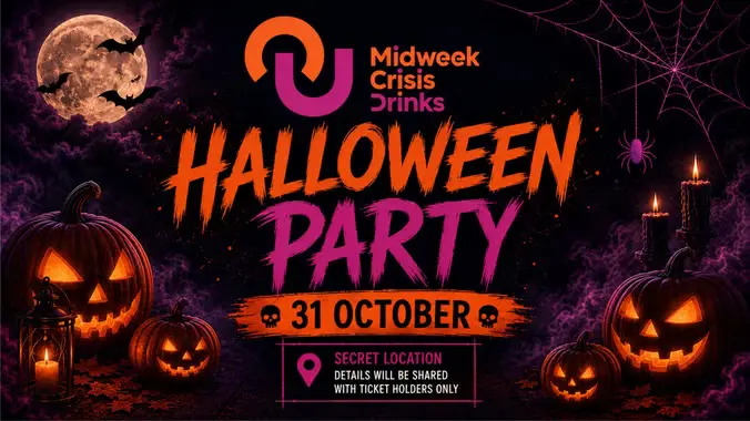 Midweek Crisis Drinks ๐น HALLOWEEN PARTY (Paid Event)