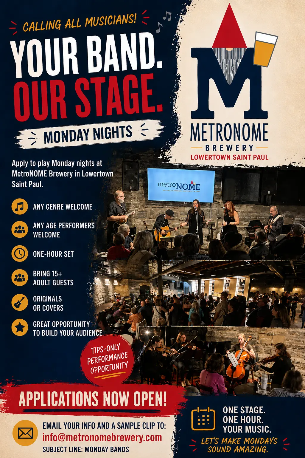 Mondays@MetroNOME – Free Community Concerts