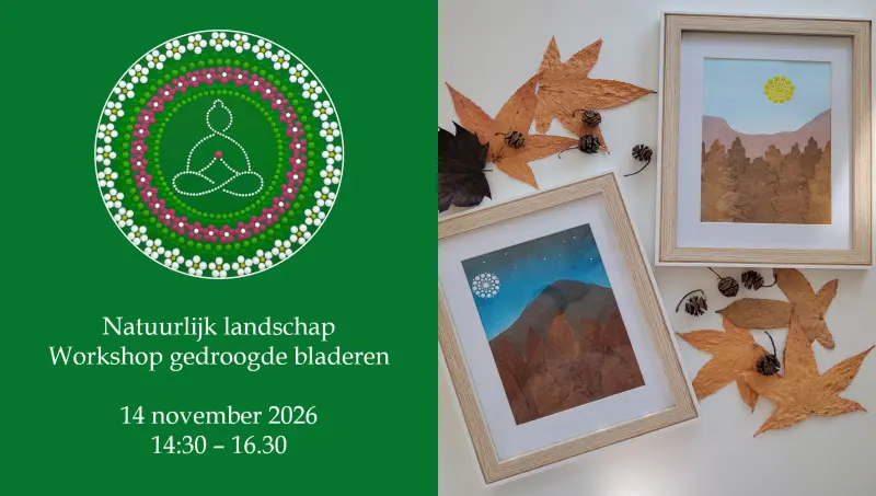 Natural landscape – Dried leaves workshop
