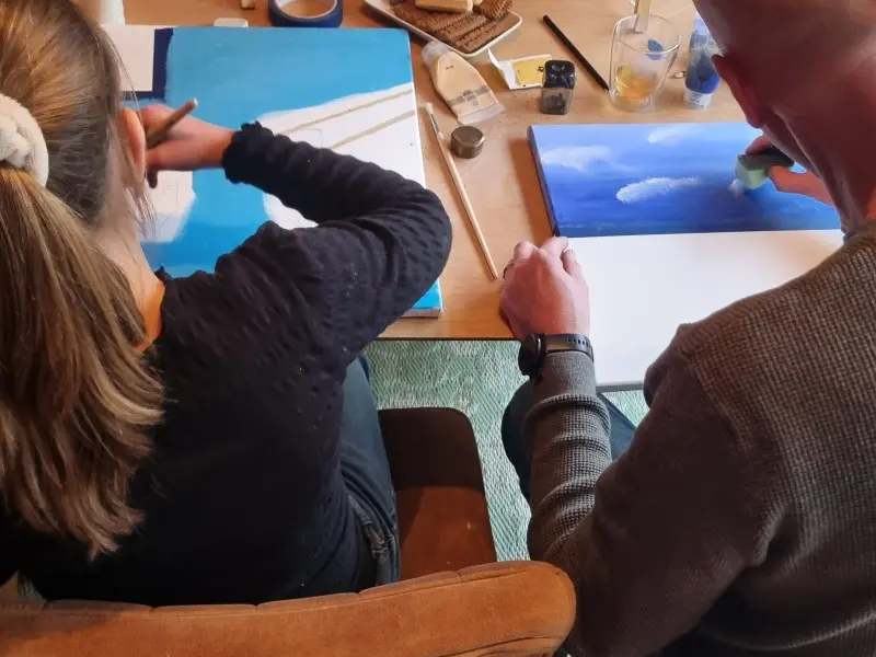 Parent & Child canvas painting workshop