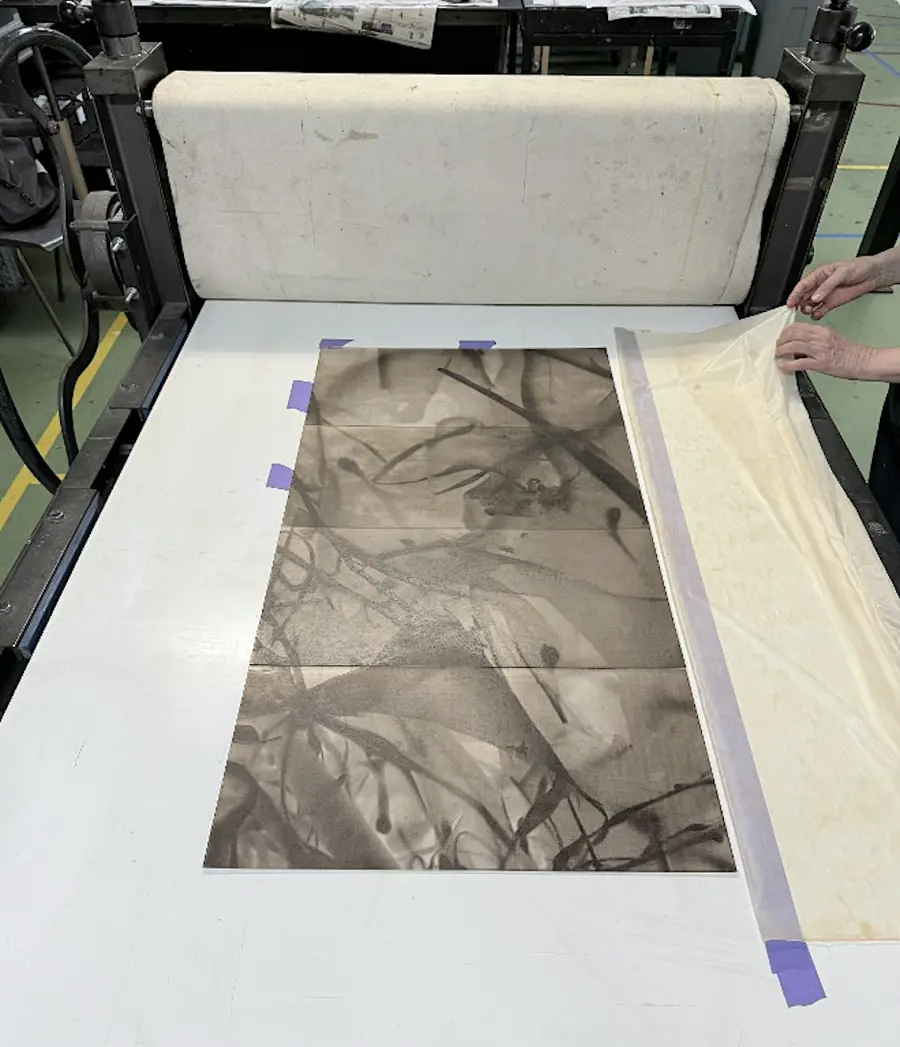 Print with Wastewater: a layered living chemistry