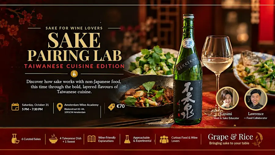 Sake for Wine Lovers #6 — Sake Pairing Lab: Taiwanese Cuisine Edition