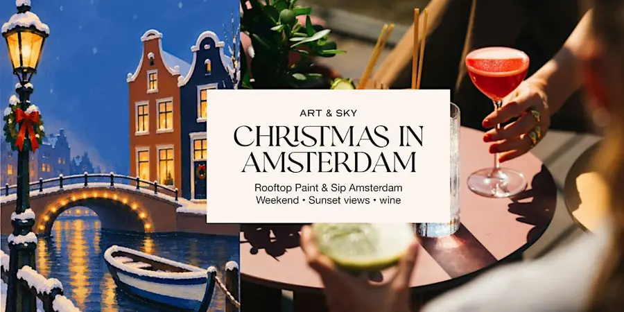 Saturday Rooftop Painting: "Christmas in Amsterdam"