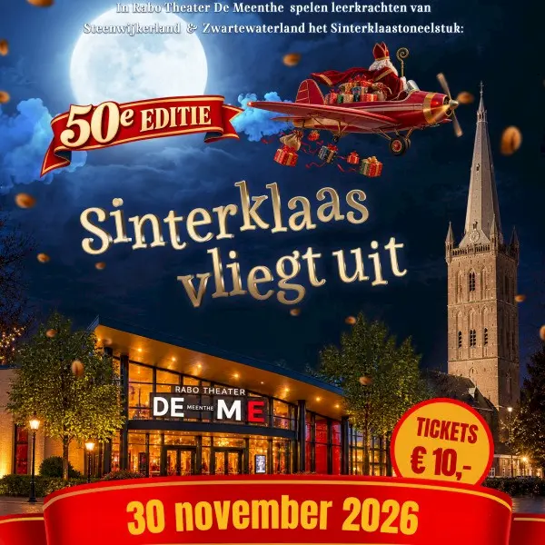 Sinterklaas vliegt uit