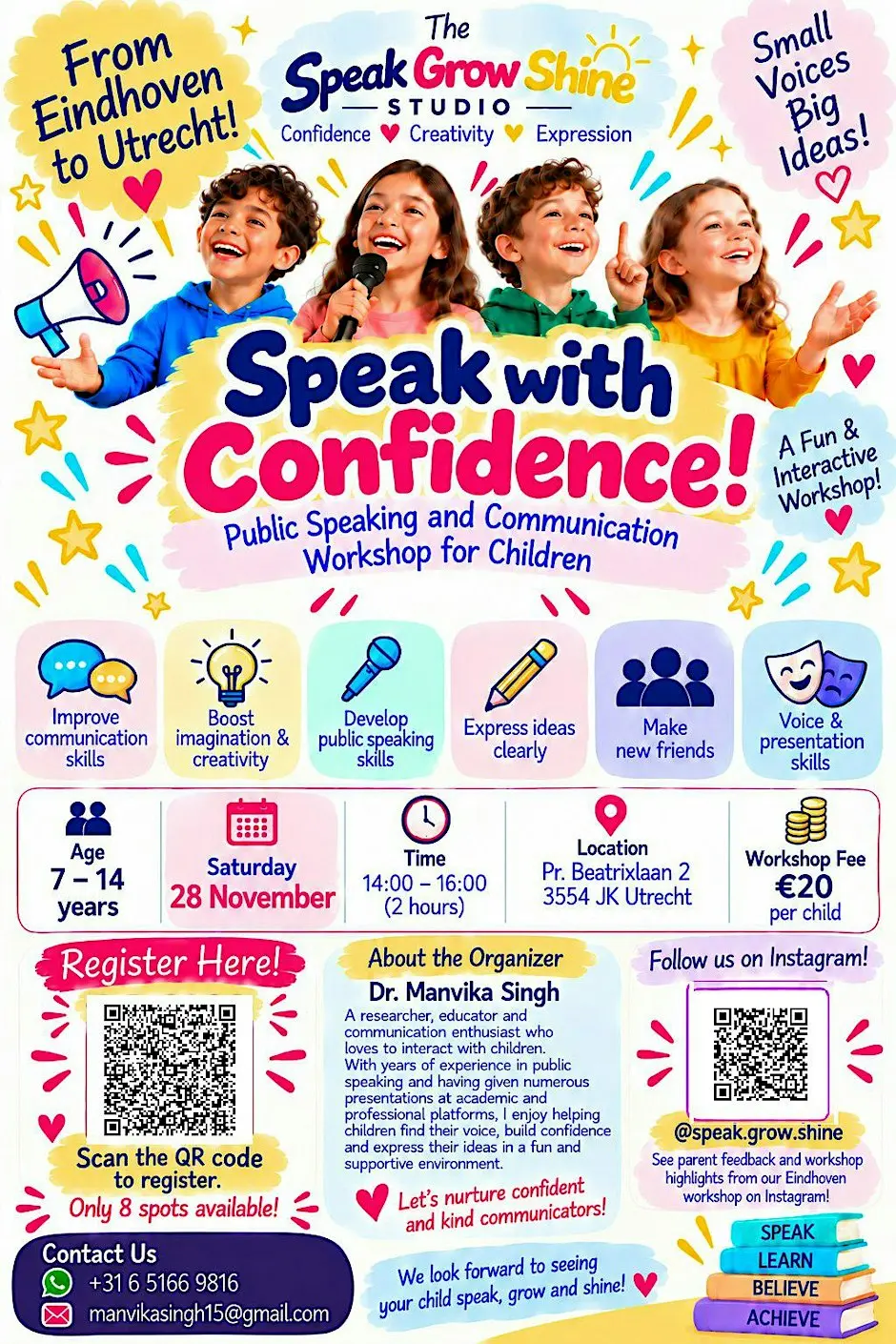 Speak with Confidence–Public Speaking & Communication Workshop for Children