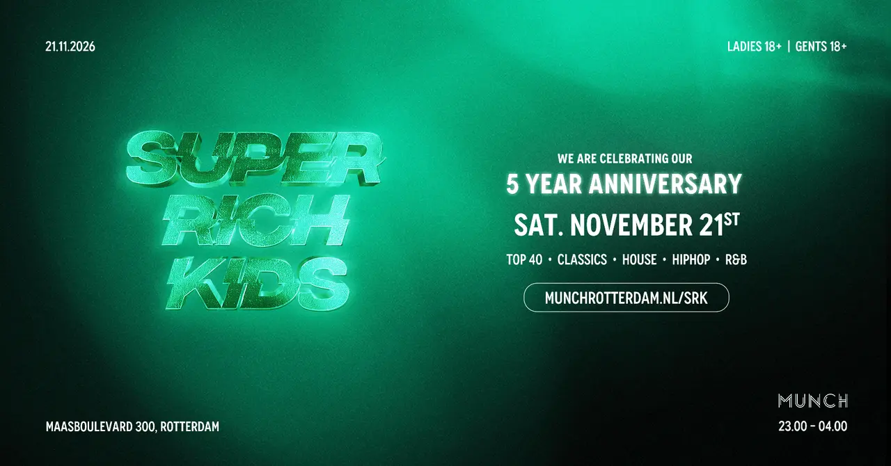 SUPER RICH KIDS – 5 YEAR ANNIVERSARY