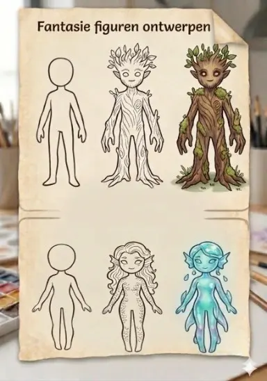 Drawing workshop: Wintry fantasy figures