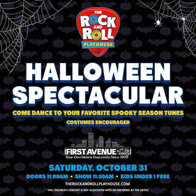 The Rock and Roll Playhouse presents Halloween Spectacular for Kids – First Avenue