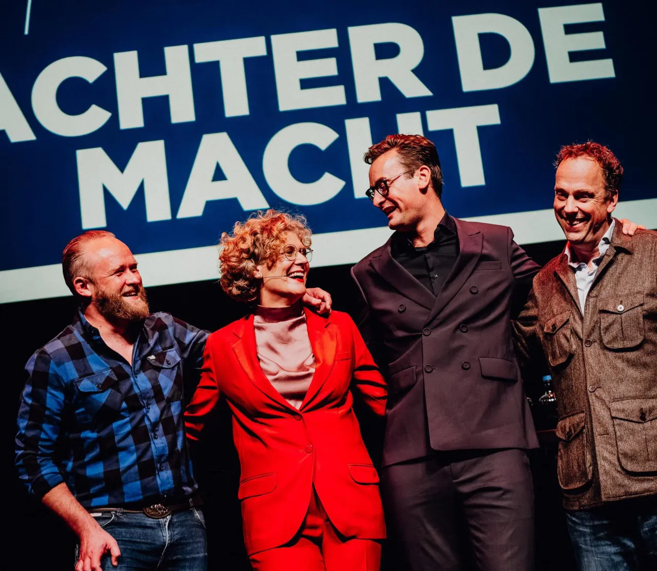 Theatre lecture Achter de macht - Splinter Chabot, Bas Erlings, Julia Wouters en Peter Kwint