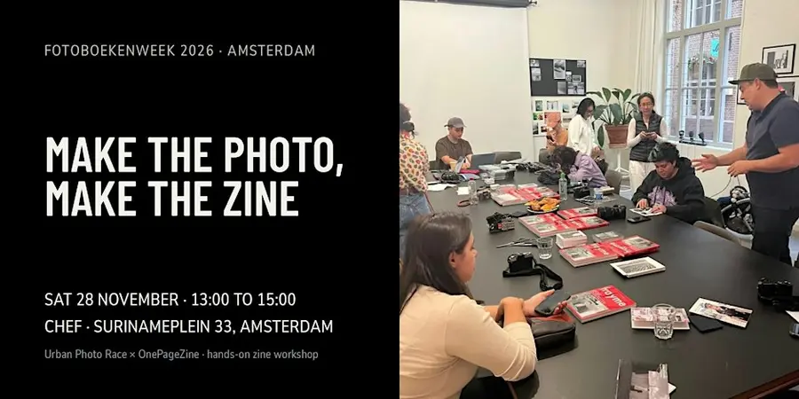 Make the Photo, Make the Zine · Zine Workshop