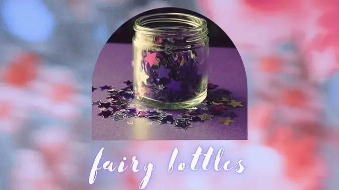 whimsical christmas fairy bottles
