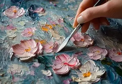 Workshop: Painting Blossoms with a Palette Knife