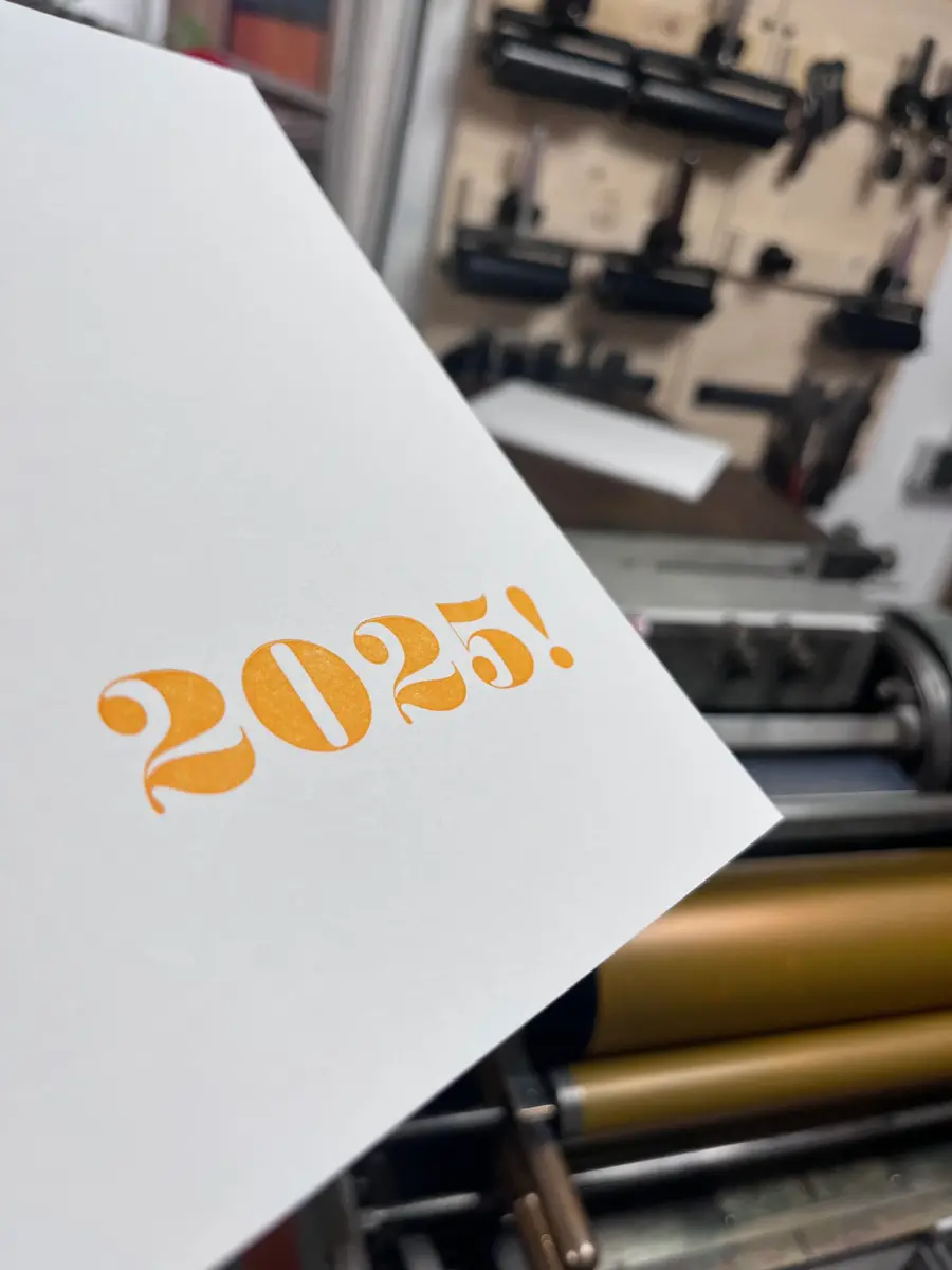 Workshop Letterpress: print your own New Year greeting