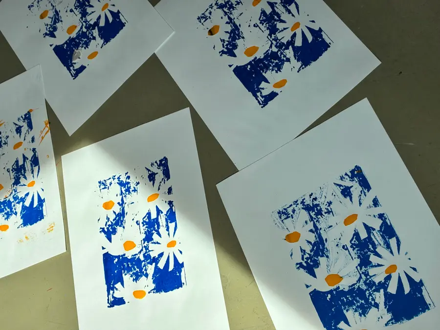 Workshop Monoprint Screen Printing