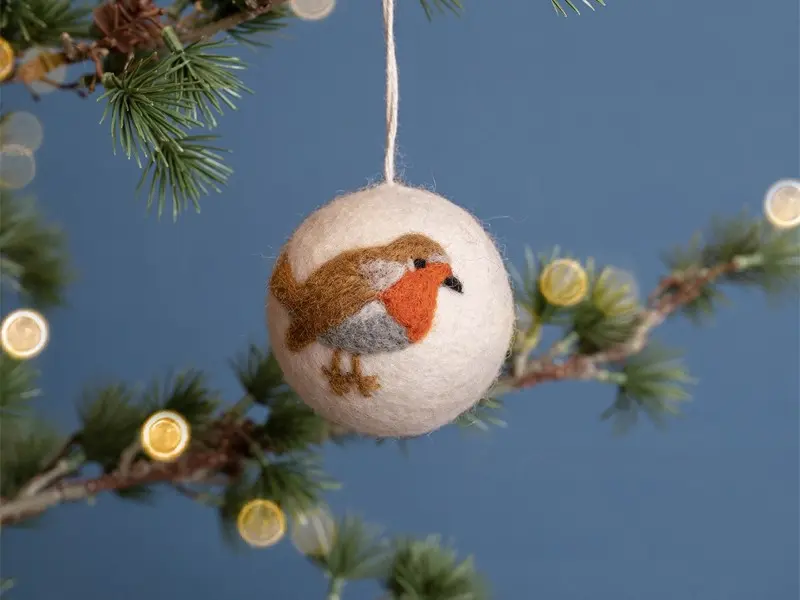 Workshop - Needle felting - Christmas ball