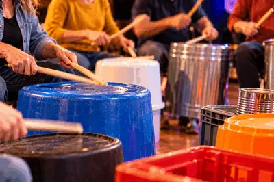 Workshop Rhythm with Junk