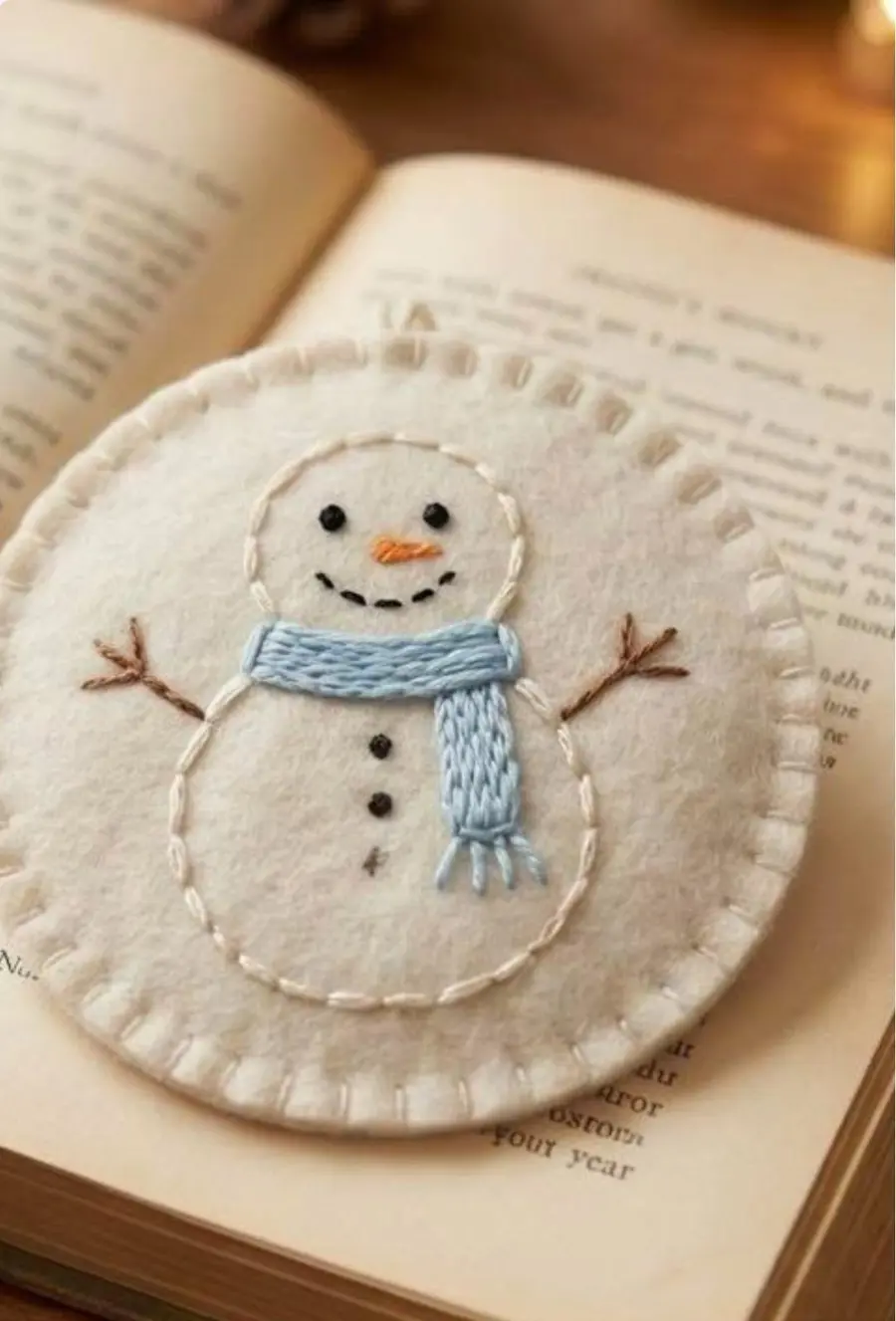 Workshop felt Christmas decoration