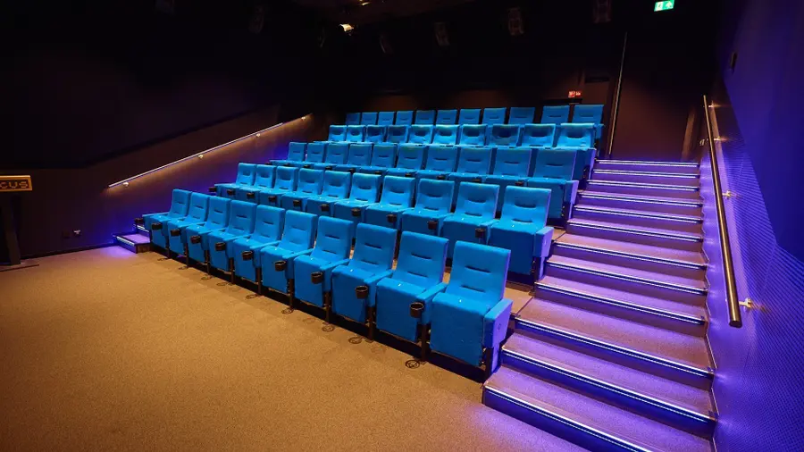 Zaal 3 at Focus Filmtheater Arnhem, an intimate cinema on the second floor